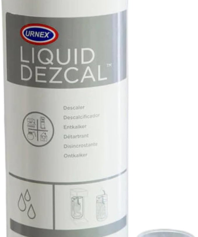 Urnex Liquid Dezcal Activated Descaling Solution - 33.6 Ounce (8 Uses) - For Use With Keurig 1.0/2.0, Home Coffee and Espresso Machines, Kettles, Garment Steamers