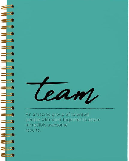 hold fizz Green Meeting Notebook for Work, Employee Appreciation Gifts, Team Gifts for Employees, Thank You Gifts for Women Men Leader Boss Mentor Manager Coworkers Going Away Retirement, 5.5"x8.3"