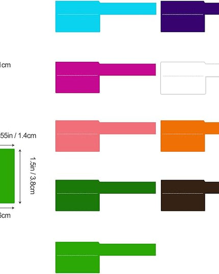 270 PCS Cable Labels, 9 Colors Waterproof Network Cable Label Stickers, Machine Room Marking Labels, Waterproof Key Identification Labels.They can be Handwritten and Printed.