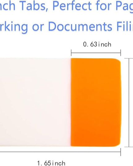 KICNIC Sticky Tabs 1 Inch, 720pcs Book Tabs, Colored Page Markers Self Adhesive, Repositionable Note Tabs for Documents, Books, Paper, Notebooks, Filing and Folders [36 Sets, 10 Colors]