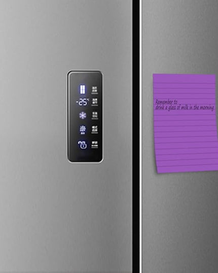 24 Pack Lined Sticky Notes 4X6 in Self Sticky Note Pads Colorful Post Stickies for Office, Home, School, Meeting, 50 Sheets/pad, (Bright Color)