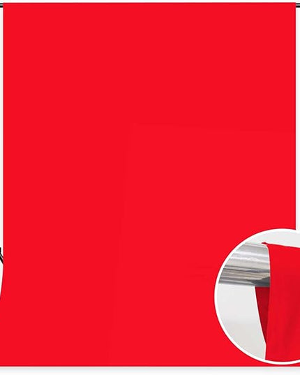 Photo Backdrop Red Background Cloth Professional Photography 8x10ft Seamless Design to Eliminate Wrinkles Wedding Luxury Theme Decoration Art Exhibition Gallery Display