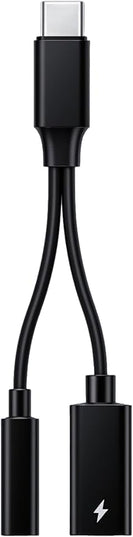 USB-C to 3.5mm Audio Headphone Adapter - 192kHz HiFi and 30W Charger 2-in-1 Compatible with Apple iPhone 17 16 15 Samsung Galaxy S25 S24 S23 S22 S21 S20 Plus Pro Max Ultra Pixel iPad