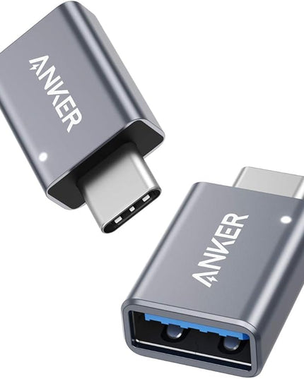 Anker USB C Adapter (2 Pack), USB C to USB Adapter High-Speed Data Transfer for MacBook Pro 2020, iPad Pro 2020, Samsung Notebook 9, Dell XPS and More Type C Devices