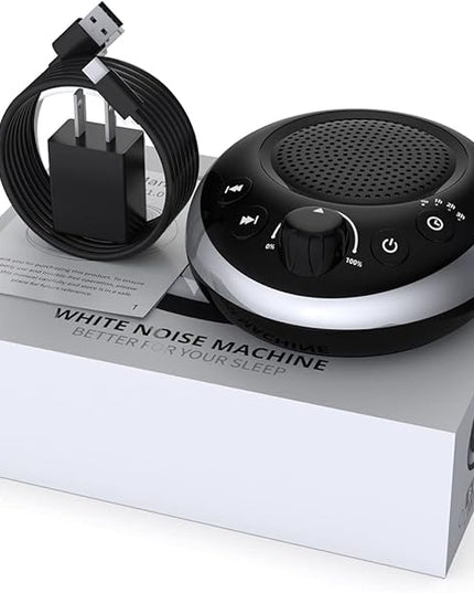 Sound Machine Loud White Noise Machine Nonstop Brown Noise Sleep Machine 30 Soothing Sounds for Baby Kids Adults Pink Noise Sounds Machine 36-Level Vol 4 Timer Memory Function for Home Travel Office