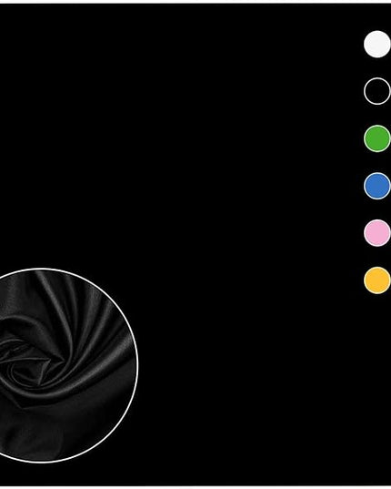 Black Photo Backdrop for Photoshoot, Black Photography Backdrop for Portraits, Fabric Background for Product Photography and Video Creation 8FTx10FT