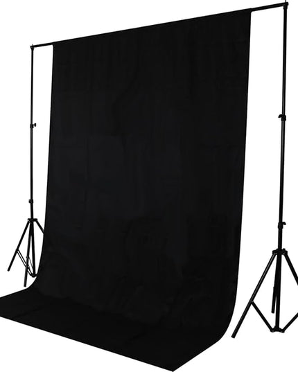 TRLYC Black Background Backdrop - 10x12 FT Solid Black Backdrops for Photography Photo Booth Screen for Photo Backdrop Video Photography Studio Parties Background Decoration
