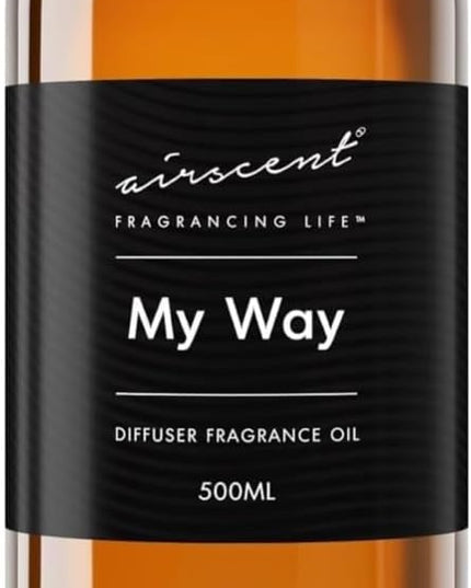 AirScent My Way Diffuser Oil Inspired by The 1 Hotel Miami Scent - Premium Fragrance Oil Blend for Ultrasonic and Waterless Diffusers and Crafting - 500 mL, 16.9 fl oz Glass Bottle
