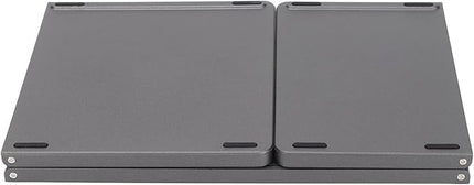 Wisoqu Foldable Keyboard with Touchpad, 3 Folding Wireless Keyboard 63 Keys 10m Connection USB Charging, for iOS for Laptop Tablet Smartphone (Dark Gray)