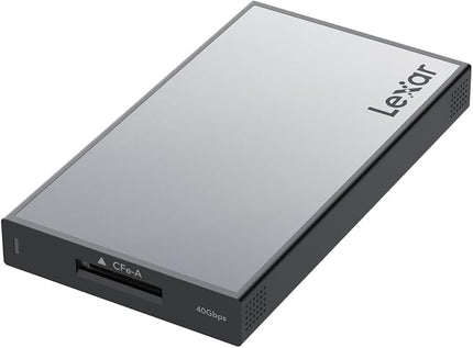 Lexar Professional Workflow CFexpress 4.0 Type A Card Reader, Pairs with Lexar Professional Workflow, USB-C to USB-A Adapter, Compatible with PC, Laptop, Tablet, Smartphone (LPWF730N-5ANGL)