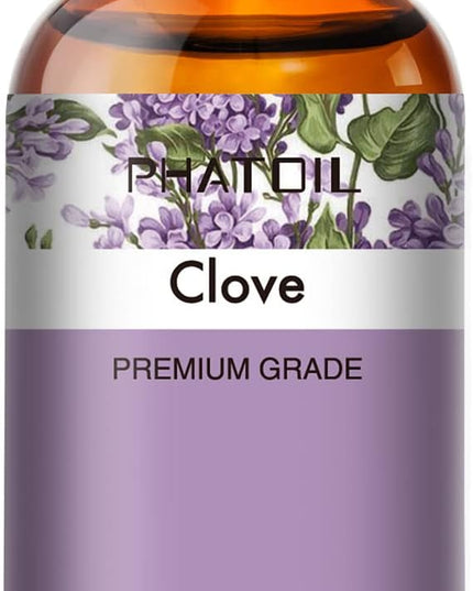 PHATOIL 3.38Fl.Oz Clove Essential Oil, for Aromatherapy Diffusers with Glass Dropper, Humidifiers, Great for DIY Candle and Soap Making, Gift for Friend