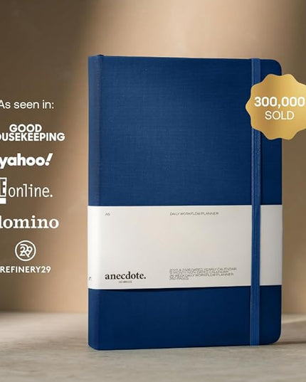 Anecdote 2026-2027 Planner: A Monthly, Weekly & Daily Planner with Calendar | 8.5" x 5.2" | Hardcover To-Do List Organizer, Planning Your Success, Start Anytime, Achieve Productivity Goals (Royal Blue)
