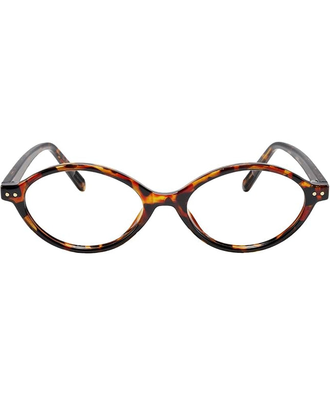 TIJN Olisa Blue Light Blocking Glasses for Women Men,Oval Glasses Frame Bluelight Glasses for Gaming/Computer/Screen