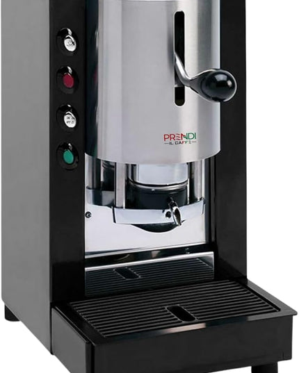 ESE Pod Espresso Machine – Spinel Pinocchio Coffee Maker for 44mm Paper Pods, Made in Italy, Compact Automatic Espresso Machine for Home & Office, Includes 150 Free ESE Pods (100 Classic + 50 Decaf)