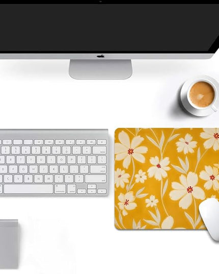 Sunday Market Square Mouse pad, Texture, Waterproof, Anti Slip Rubber Base, Computer Mouse pad, Laptop Mouse pad