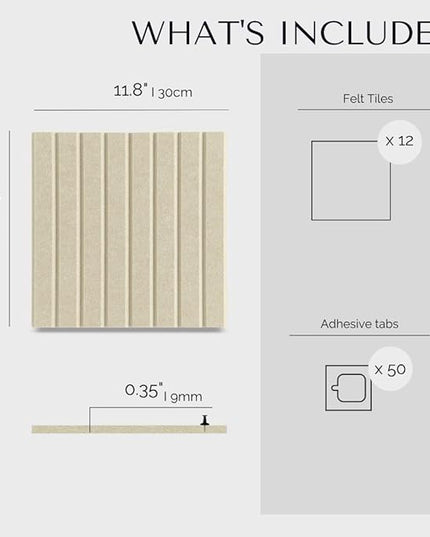 Large Bulletin Board 48"x36" - Office Wall Organizer to Replace your Old Cork Boards for Walls for Office Decor - 12-pack Felt Wall Panels for Use in Home Office Decor, Classroom Decor (Opera)