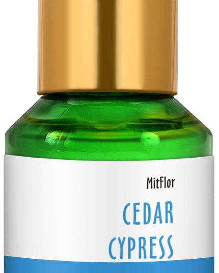 30ml Cedar Cypress Fragrance Oil, MitFlor Refreshing Fragrance Essentials Oil for Soap & Candle Making, Large Size Diffuser Oil Scents, Very Refreshing & Long-Lasting, Woody Scent for Home Fragrance