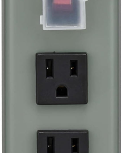 Eaton Tripp Lite Series 3-Outlet Heavy Duty Power Strip, Metal, Mountable (Wall Mount & Under Desk), 9ft Extension Cord, On/Off Switch Cover, Industrial Garage Shop Work Bench Applications (3SP9)