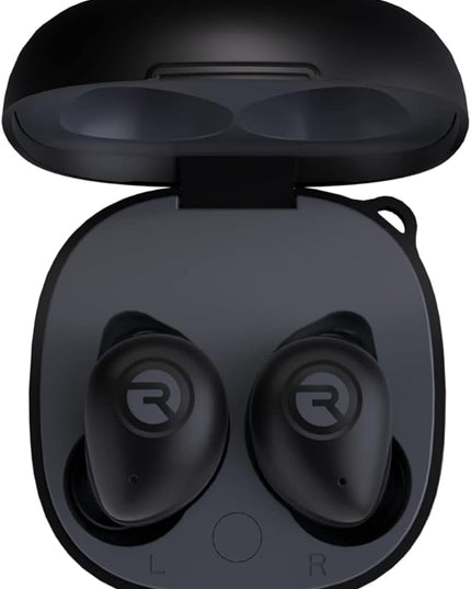Raycon Fitness Bluetooth True Wireless Earbuds with Built in Mic 56 Hours of Battery, IPX7 Waterproof, Active Noise Cancellation, Awareness Mode, and Bluetooth 5.3 (Black)