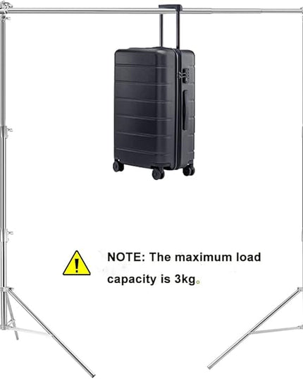 Photo Video Studio Backdrop Stand, 9.19ft Stainless Steel Backdrop Support System Background Stand with Carry Bag for Portrait & Studio Photography