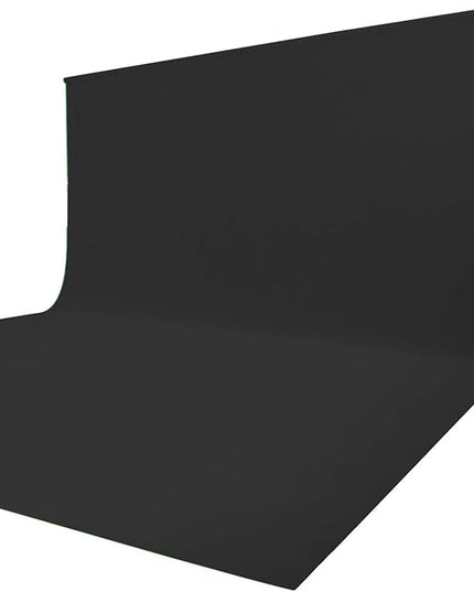 ISSUNTEX 6X9 ft Background Muslin Backdrop, Photo Studio, Collapsible High Density Screen for Video Photography and Television-Black