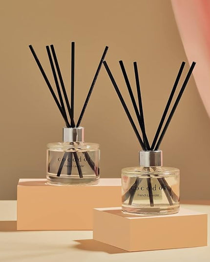 COCODOR Signature Reed Diffuser Set/Refreshing Air / 6.7oz /2 Pack/Home Fragrance Diffuser, Oil Scent Diffuser for Bathroom Shelf Decor