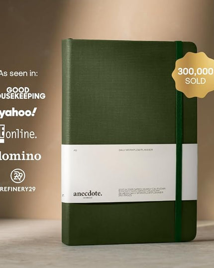 Anecdote 2026-2027 Planner: A Monthly, Weekly & Daily Planner with Calendar | 8.5" x 5.2" | Hardcover To-Do List Organizer, Planning Your Success, Start Anytime, Achieve Productivity Goals (Evergreen)