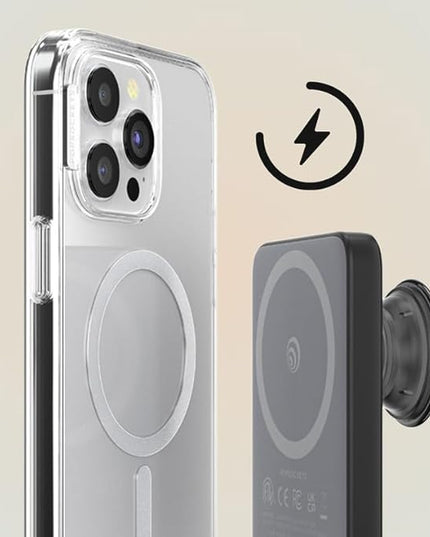 PopSockets PowerPack for MagSafe, Portable Phone Charger, Magnetic Wireless Portable Charger, 5000mAh, Halloween PopSocket - Spooky Book Club