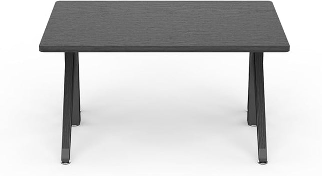 DEZCTOP Revon Pro Electric Standing Desk, 47.2" x 31.5" Large Work Surface, Height Adjustable (27.6"-47.2"), Sturdy Keel Frame, with Magnetic Modular System, Anti-Collision, Ash Black for Home Office