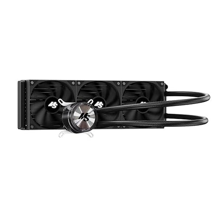 Minorsonic AIO CPU Cooler, 360mm AIO with High-Speed Ceramic Bearing Pump, 3X PWM Fans, 3-Phase Motor for Better Cooling Performance, Heat Transfer, Low Noise, Intel LGA 1851/1700, AMD AM5/AM4