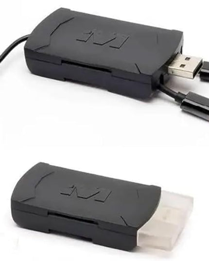 MUDDY 4-in-1 Multi Card Reader for Trail Camera Image and Video Viewing with OTG Support and Apple and Android Compatibility (Black)