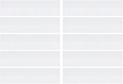 DOITOOL Drawer Dividers Home Drawer Separators 10pcs White 38x11cm High Partition Boards for Clothing and Socks Organization for Bedroom Storage
