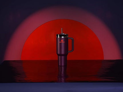 STANLEY Quencher H2.0 Tumbler with Handle and Straw 40 oz | Flowstate 3-Position Lid | Cup Holder Compatible for Travel | Insulated Stainless Steel Cup | BPA-Free | Plum