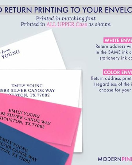 Personalized Floral Stationery Set, Personalized stationary for Women, Your Choice of Colors and Quantity
