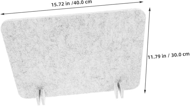 2pcs Felt Desk Divider Panel Soundproof for Office Student Desks Easy to Clean Material Quick Installation