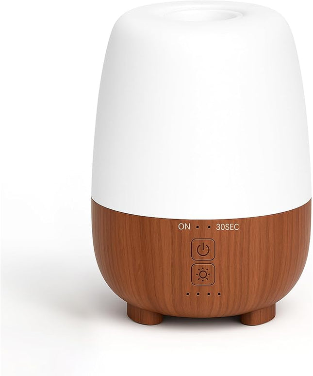 SEEDSEEL 150ML Rechargeable Battery Operated Essential Oil Diffuser, Portable Cordless Aromatherapy Diffuser,7-Hour Runtime with 7 LED Color Changing Lightsfor Home,Office,Outdoor