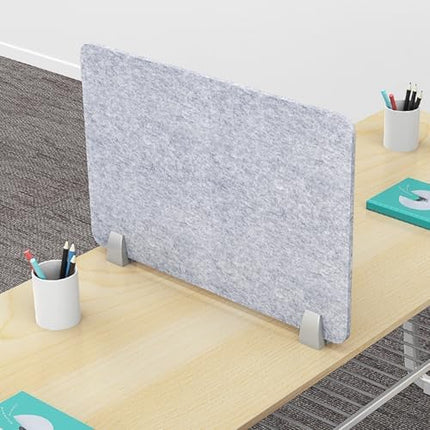 Acoustic Desk Dividers for Classroom Privacy and Noise Reduction Sound Proof Polyester Felt Panel for Standing Cubicle Desk Partition (40x50cm)