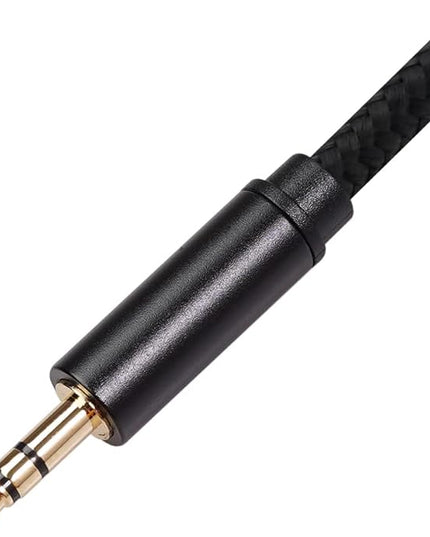 Smithok 2 Pack 3.5mm to 1/4 inch Female Headphone Adapter, Quarter 1/4 inch 6.35mm Stereo Female Jack to 1/8 inch 3.5mm Male Audio Adapter for Headphone, Amplifiers, Guitar, Amp etc.- 12inch/30cm