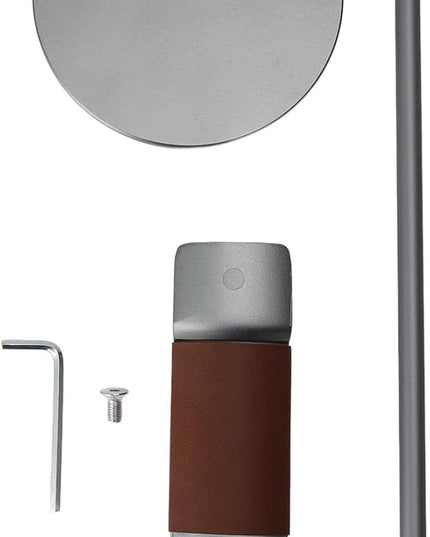 Jectse Headphone Stand, Aluminum Alloy Headset Holder with Soft Top and 10cm Solid Base, for Home Studio Desktop Organization (Gray)