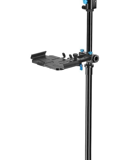PROAIM Professional Speech Teleprompter with Telescopic Conference Stand & 60/40 Beam Splitter Glass Fits up to 17” Tablets, Laptops & Monitors. for Conferences, News, Film Production. (TP-SPH-01)