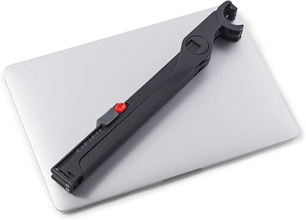 Roost V3 - Ultra Portable and Adjustable Laptop Stand - Eye‑Level Anywhere - 6.5 to 12.5 inch Screen Lift - Patented Rigid Folding Structure and Self-Adjustings Laptop Grips (for 12" to 18" laptops)