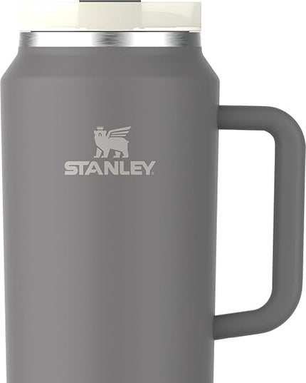 STANLEY Quencher H2.0 Tumbler with Handle & Straw 64 oz | Flowstate 3-Position Lid | Large Capacity for Travel & Sports | Insulated Stainless Steel Cup | BPA-Free | Stone