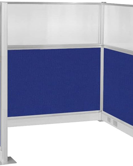 Versare Pre-Configured Hush Panel Electric Cubicle | Workstation Divider Walls | Cubicle Privacy Panels | Office Partition Walls