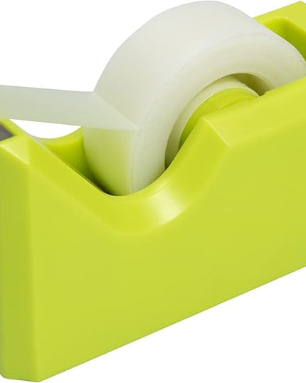 JAM PAPER Colorful Desk Tape Dispensers - Lime Green - Sold Individually