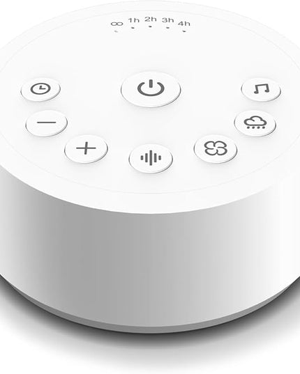 Color Noise Sound Machines Sleep White Noise Machine with 25 Soothing Sounds 32 Volume Levels 5 Timers and 4 Sound Categories and Memory Function for Kids Adults and Home