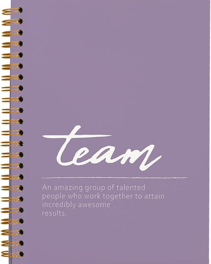 hold fizz Purple Meeting Notebook for Work, Employee Appreciation Gifts, Team Gifts for Employees, Thank You Gifts for Women Men Leader Boss Mentor Manager Coworkers Going Away Retirement, 5.5"x8.3"