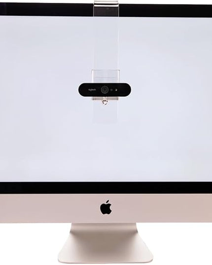 PlexiCam Pro V2 | Center Screen/Middle Screen Webcam Mount | Position Any Webcam (Not Included) Anywhere/Any Screen (Laptops-32) | Tripod gooseneck teleprompter Alternative for Eye Contact Audience