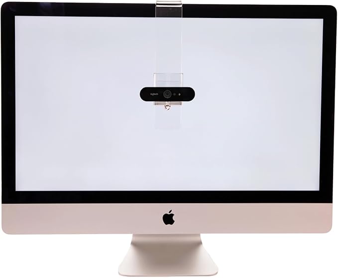 PlexiCam Pro V2 | Center Screen/Middle Screen Webcam Mount | Position Any Webcam (Not Included) Anywhere/Any Screen (Laptops-32) | Tripod gooseneck teleprompter Alternative for Eye Contact Audience