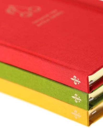 Graphique L’orange Lined Journal Plus Pen Luxe Collection, Hardcover Diary Notebook for Writing, Silver Foil Embossing, 160 Pages, 6” x 8”