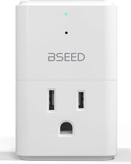 [ETL Listed] BSEED 1875W Single Outlet Surge Protector, Mini Surge Protector for Refrigerators, PC, TV, Xbox Series X, PS5 and Home Appliances, Voltage Protector with LED Indicators,15A, 1 Pack